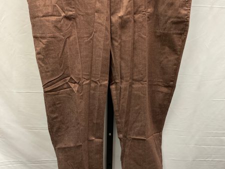 Brown Pants Chinos & Khakis Blair, Size 2x Hot on Sale