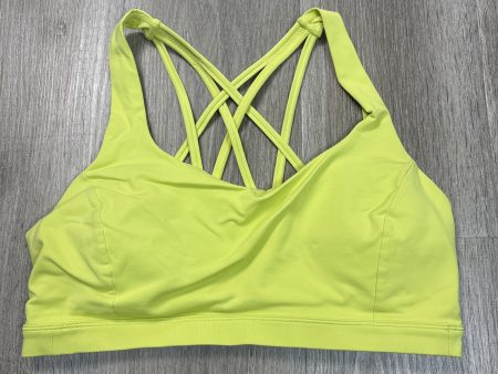 Athletic Bra By Lululemon In Yellow, Size: M Online Sale