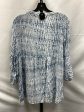 Blue & White Top Long Sleeve Jones And Co, Size 1x For Discount