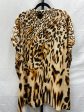 Animal Print Swimwear Cover-up Chicos, Size S Cheap