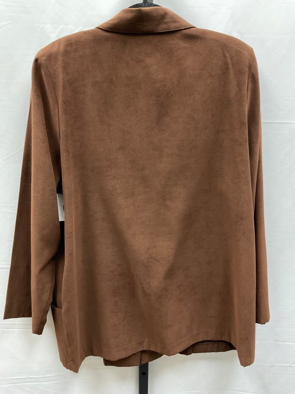 Blazer By Clothes Mentor In Brown, Size: S For Cheap