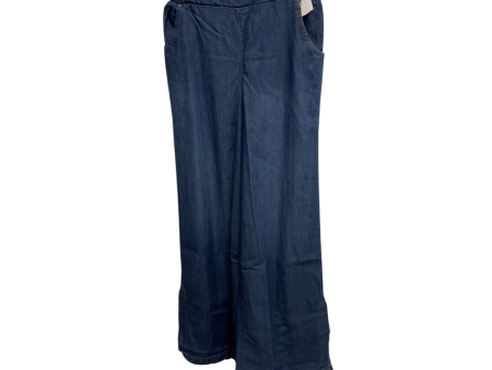 Pants Wide Leg By Diane Gilman In Blue, Size: Xxs For Sale