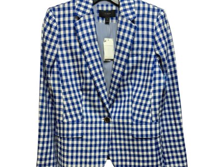 Blazer By J. Crew In Checkered Pattern, Size: 4 Online Sale