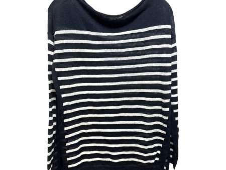 Linen Sweater By Vince In Striped Pattern, Size: S Discount